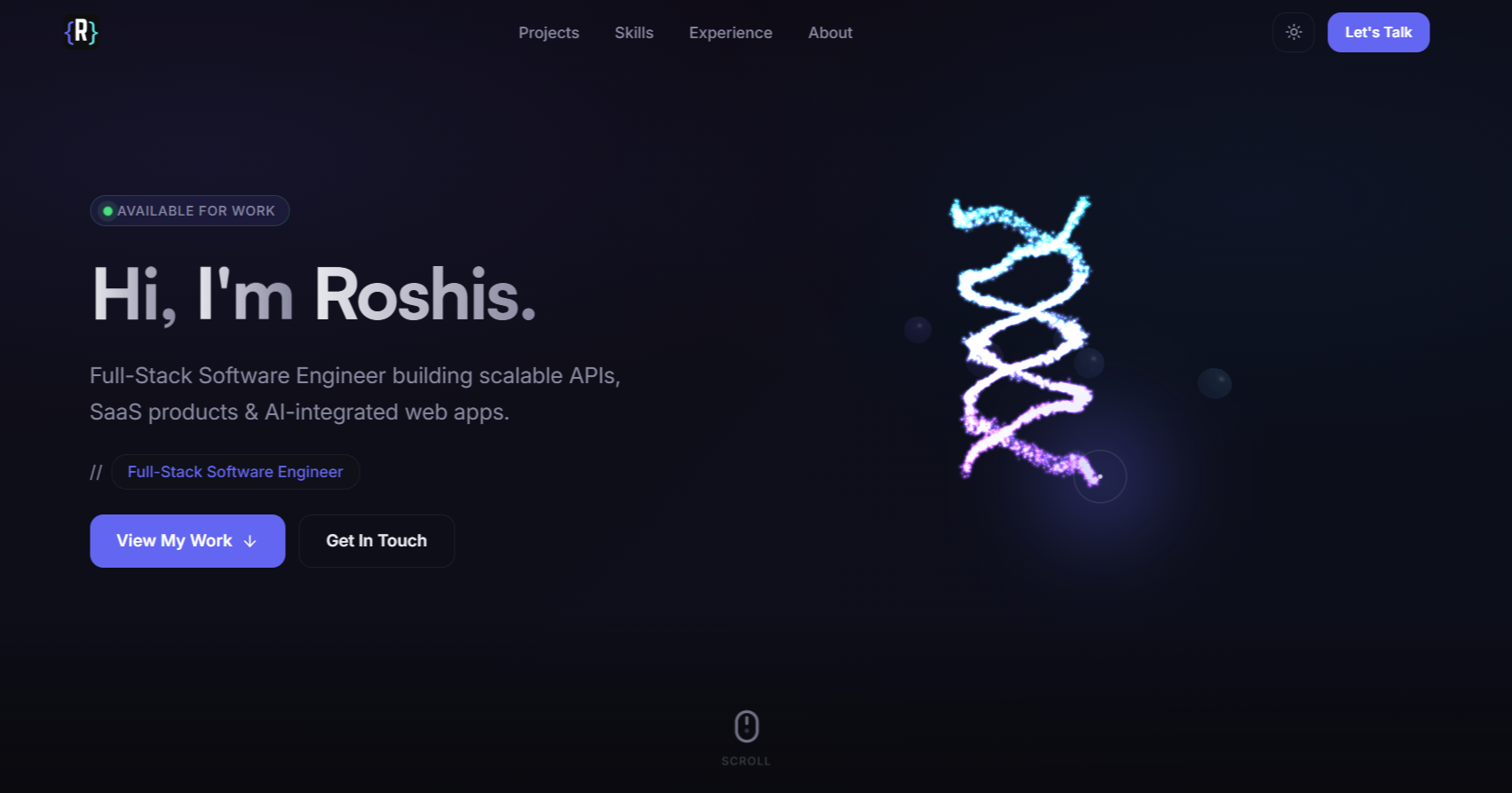 Roshis Rai — Full-Stack Software Engineer